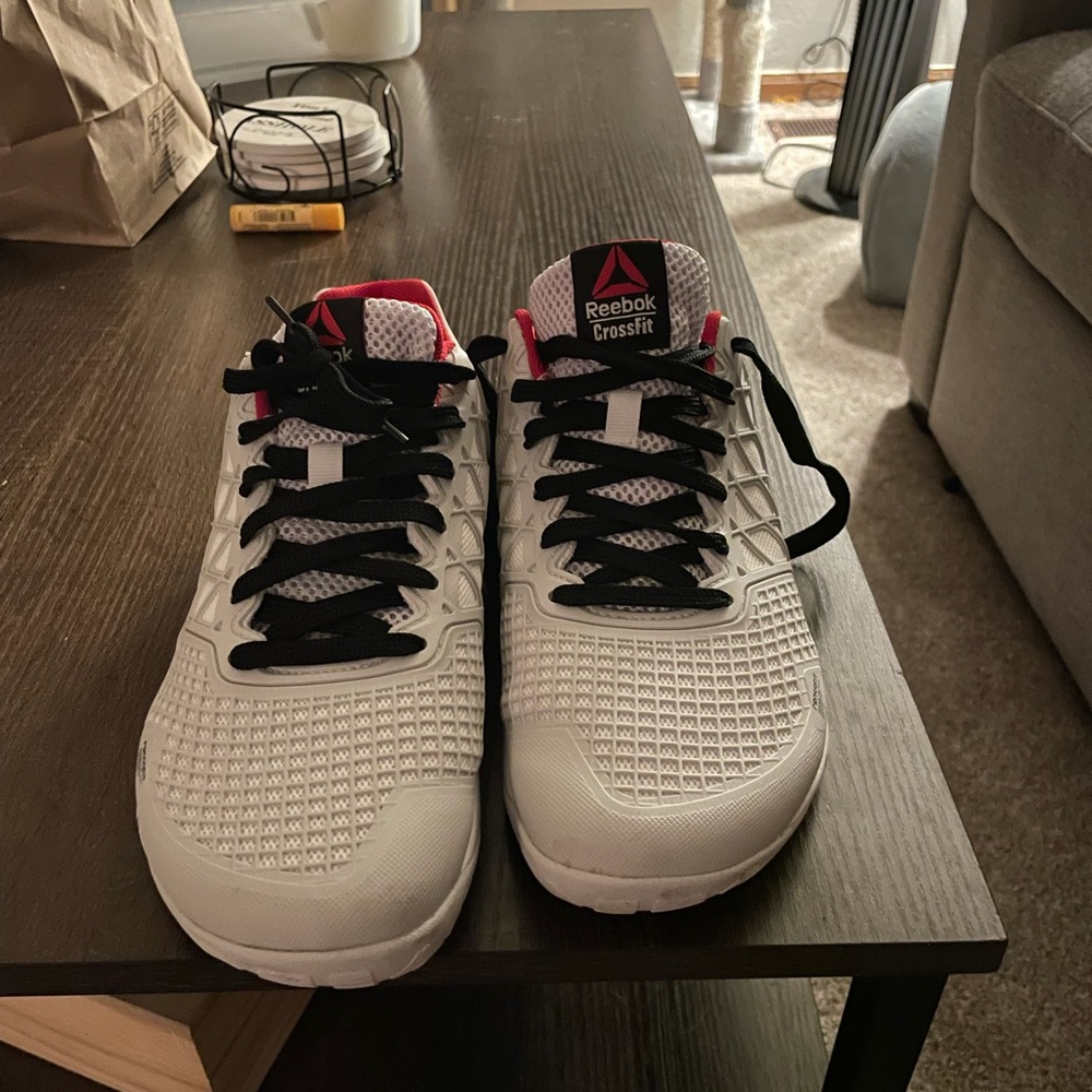 Reebok Crossfit Nano 4s white black and red